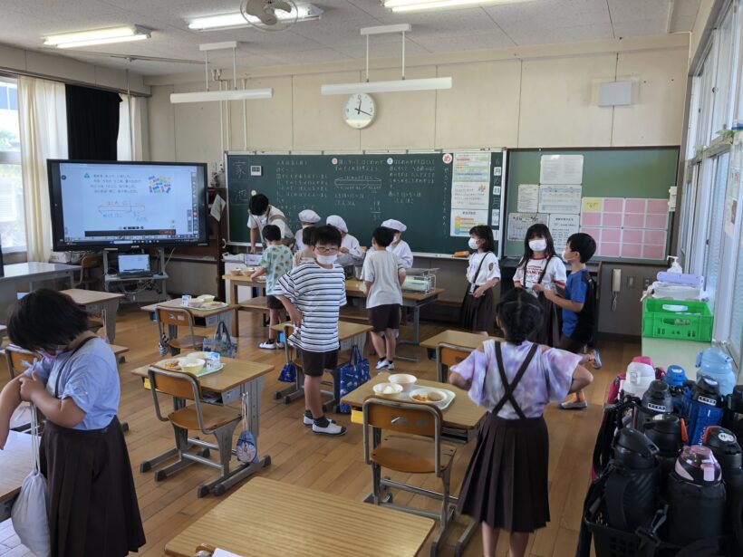 今日の東貴志小学校