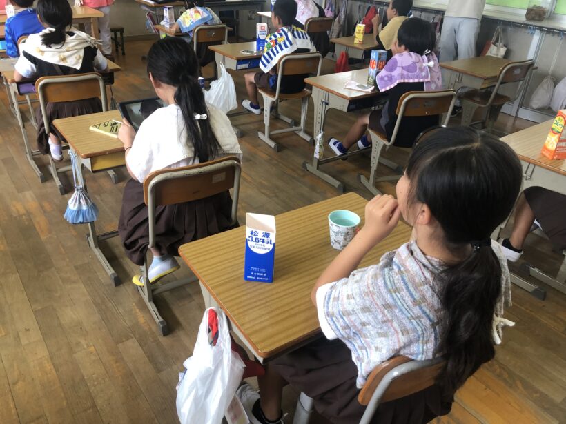 今日の東貴志小学校