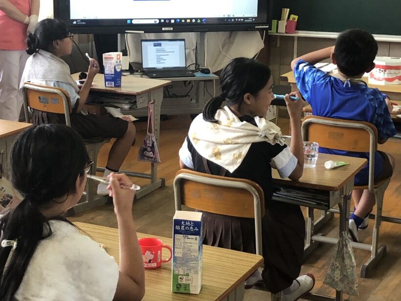 今日の東貴志小学校