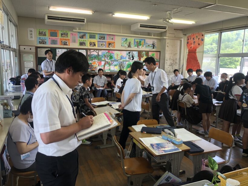 今日の東貴志小学校