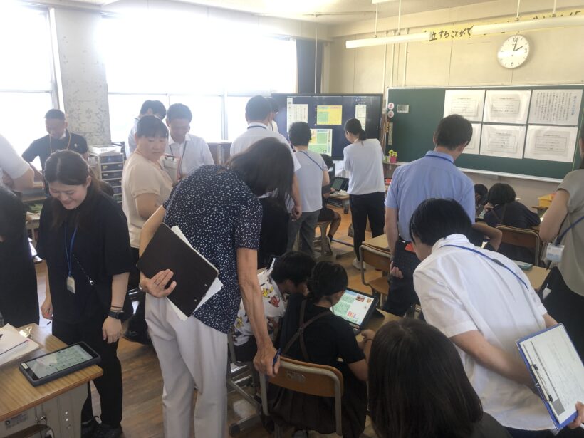 今日の東貴志小学校