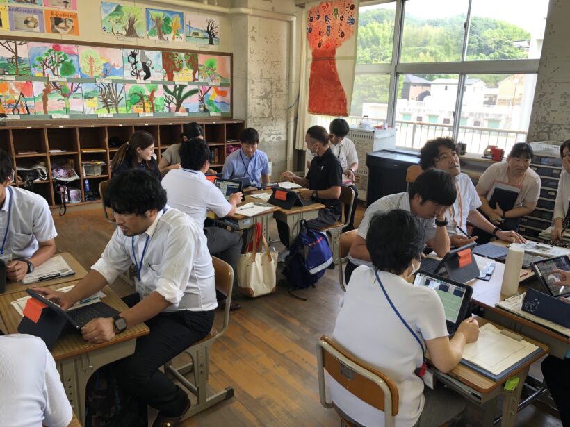 今日の東貴志小学校