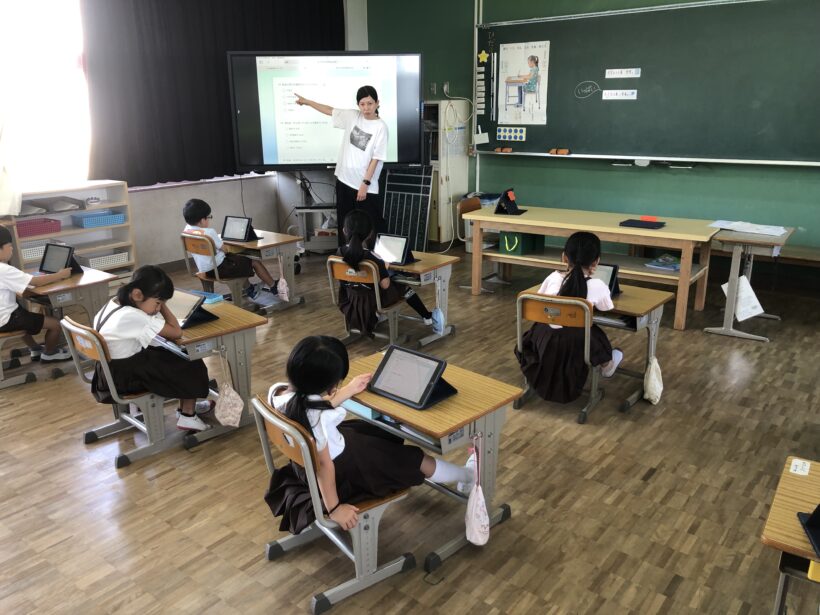 今日の東貴志小学校