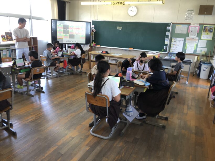 今日の東貴志小学校