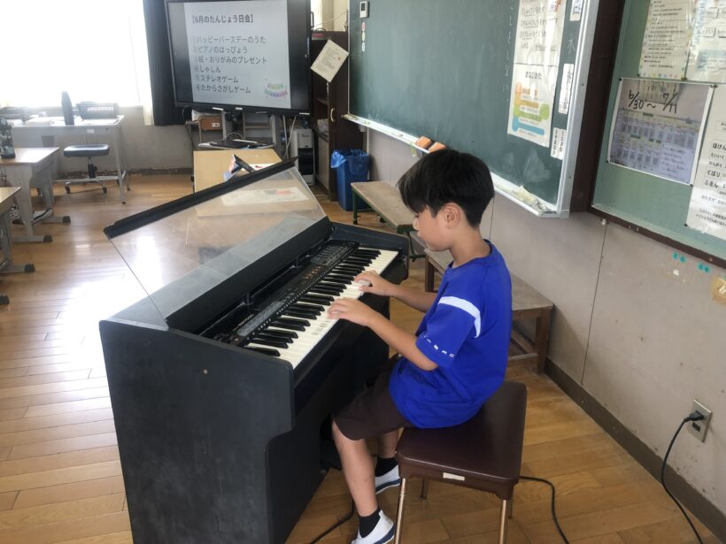 今日の東貴志小学校
