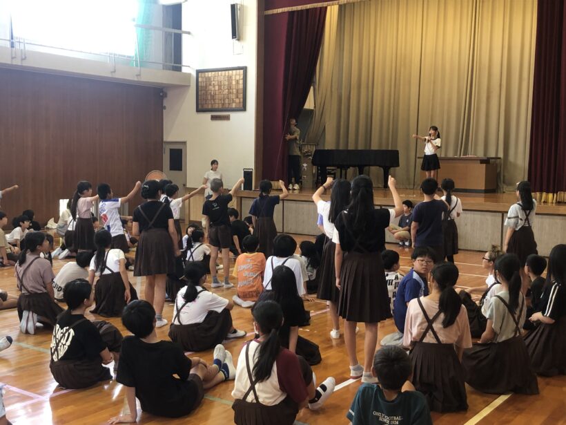 今日の東貴志小学校
