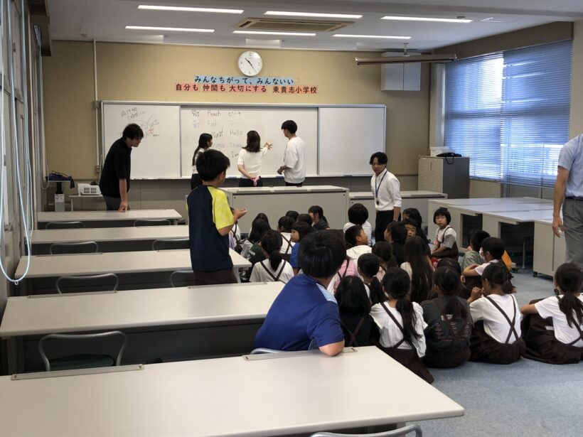 今日の東貴志小学校