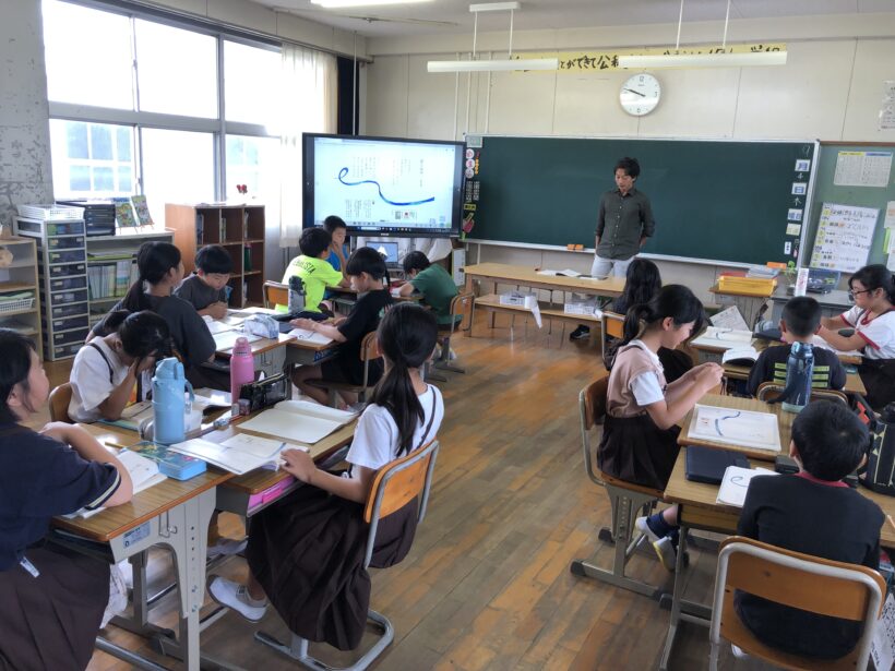 今日の東貴志小学校