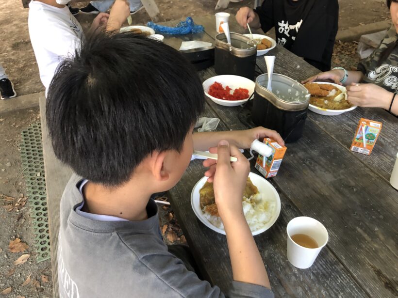 宿泊学習から帰ってきました。