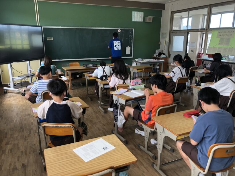 今日の東貴志小学校