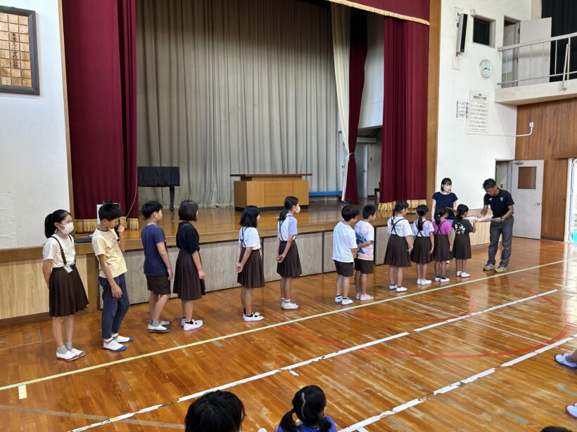 今日の東貴志小学校