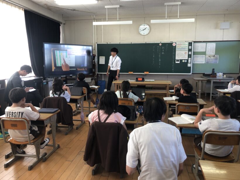 今日の東貴志小学校