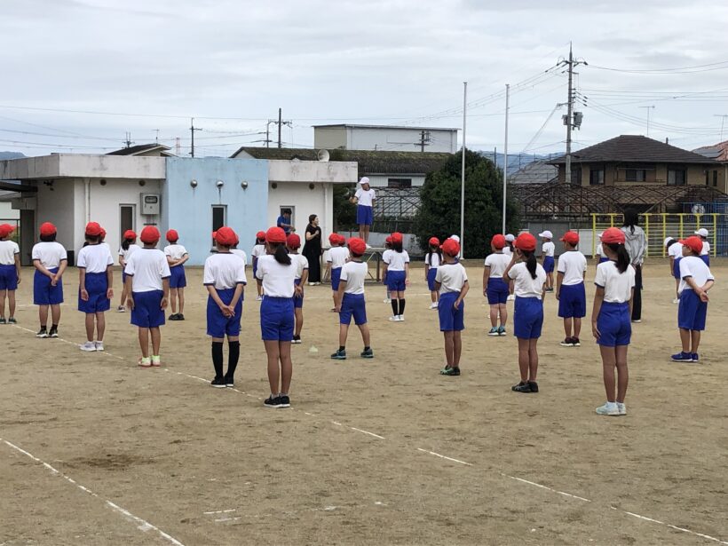 運動会の練習、頑張っています。