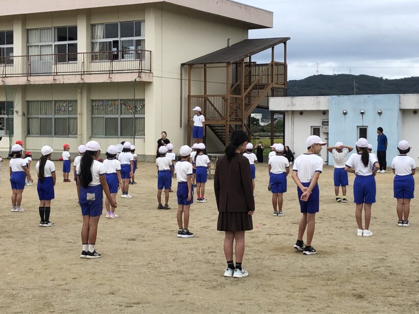 運動会の練習、頑張っています。