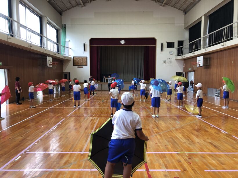 運動会の練習、頑張っています。