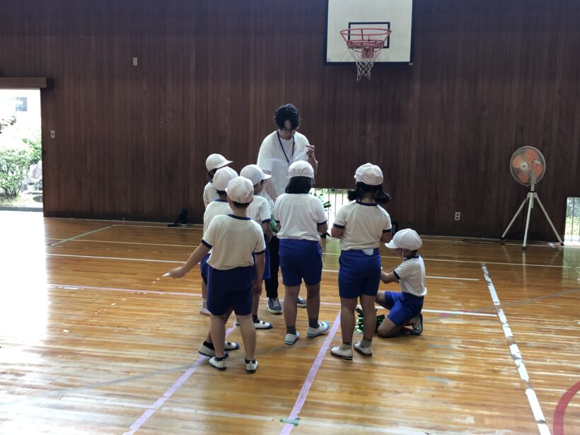 運動会の練習、頑張っています。