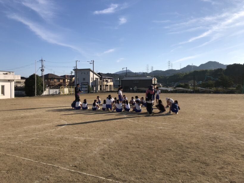 朝から頑張っています。