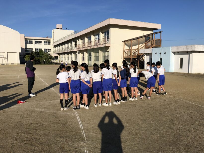 朝から頑張っています。