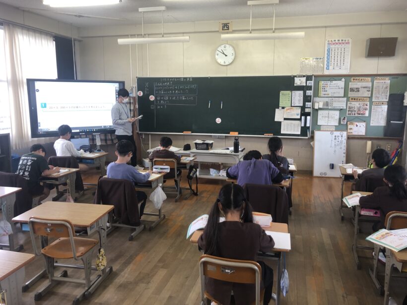 今日の東貴志小学校
