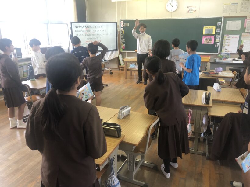 今日の東貴志小学校