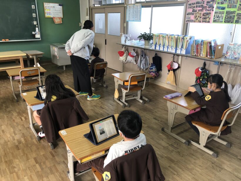 今日の東貴志小学校