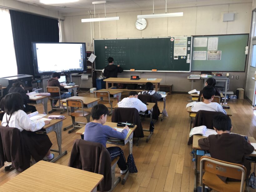 今日の東貴志小学校