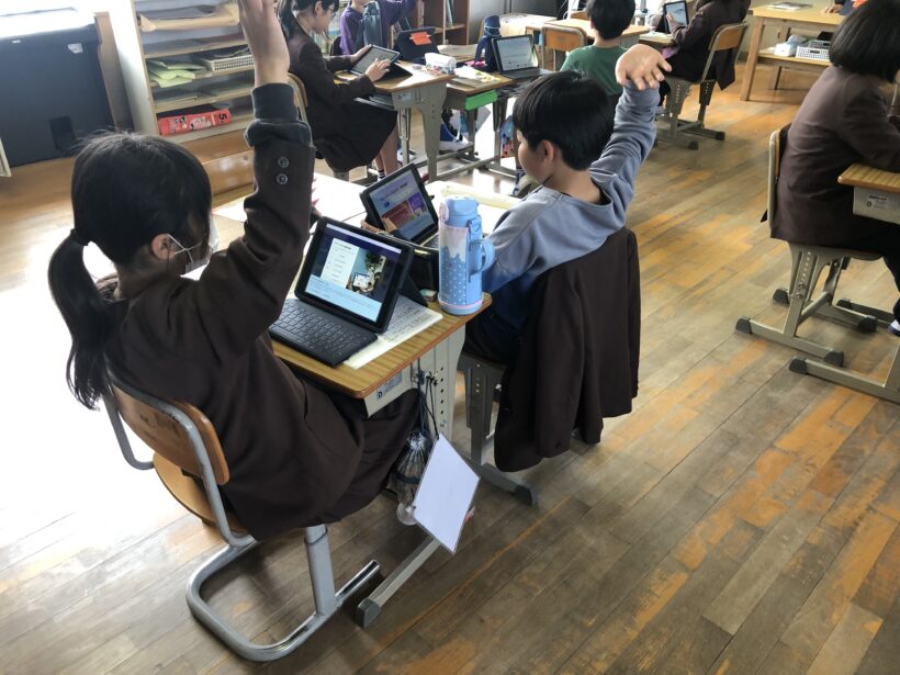 今日の東貴志小学校