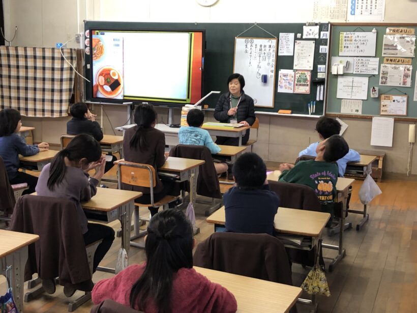今日の東貴志小学校