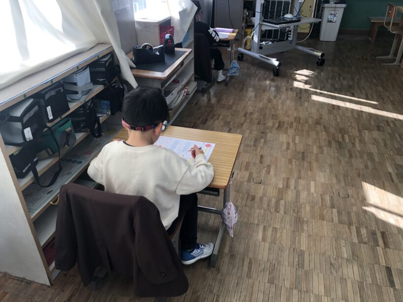 今日の東貴志小学校