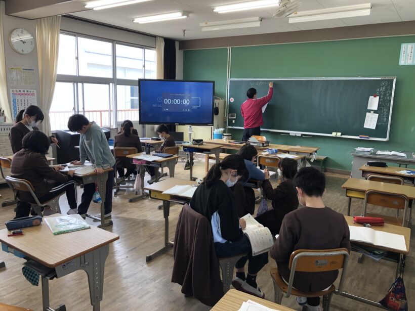 今日の東貴志小学校