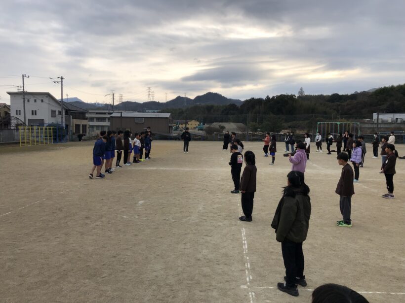 長距離大会に向け、一人一人決意を述べました。