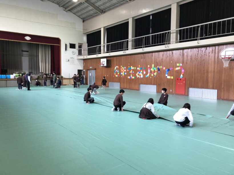 卒業式に向けて