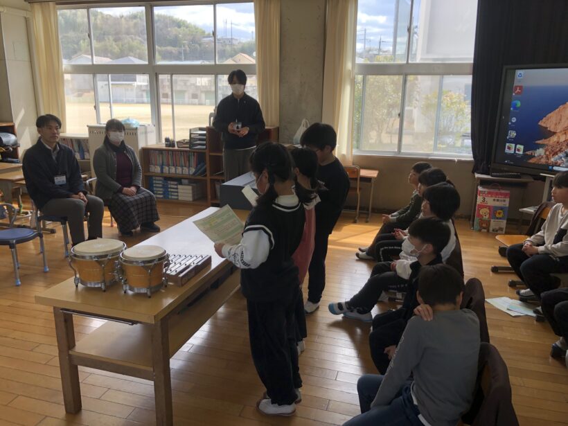 今日の東貴志小学校