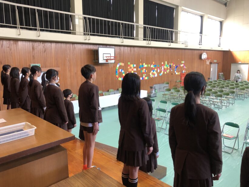 卒業式前日・卒業式準備