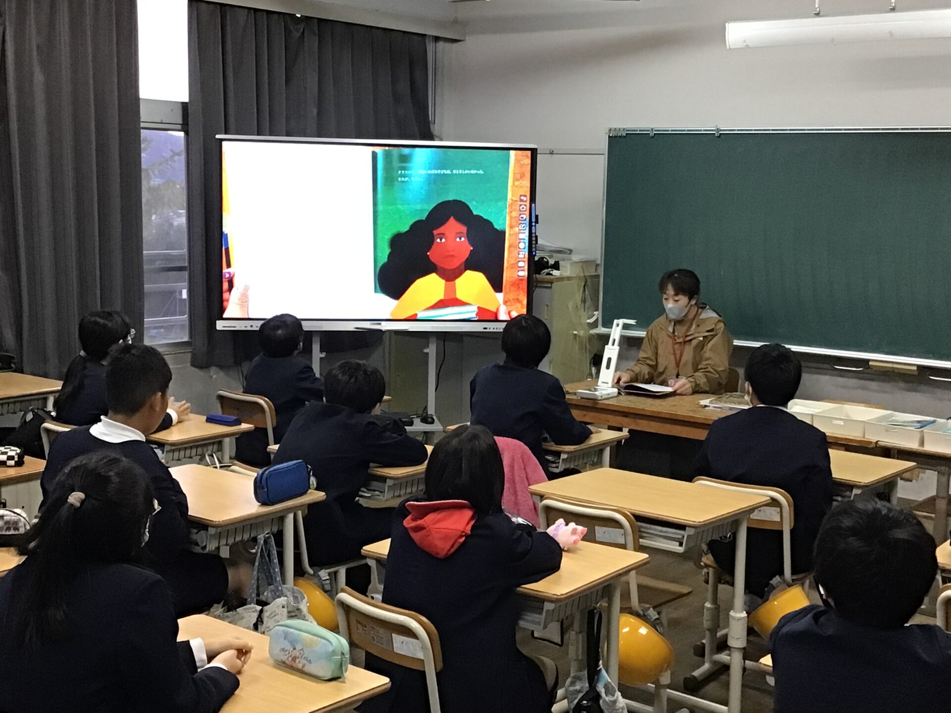 人権学習（朝の読み聞かせ）