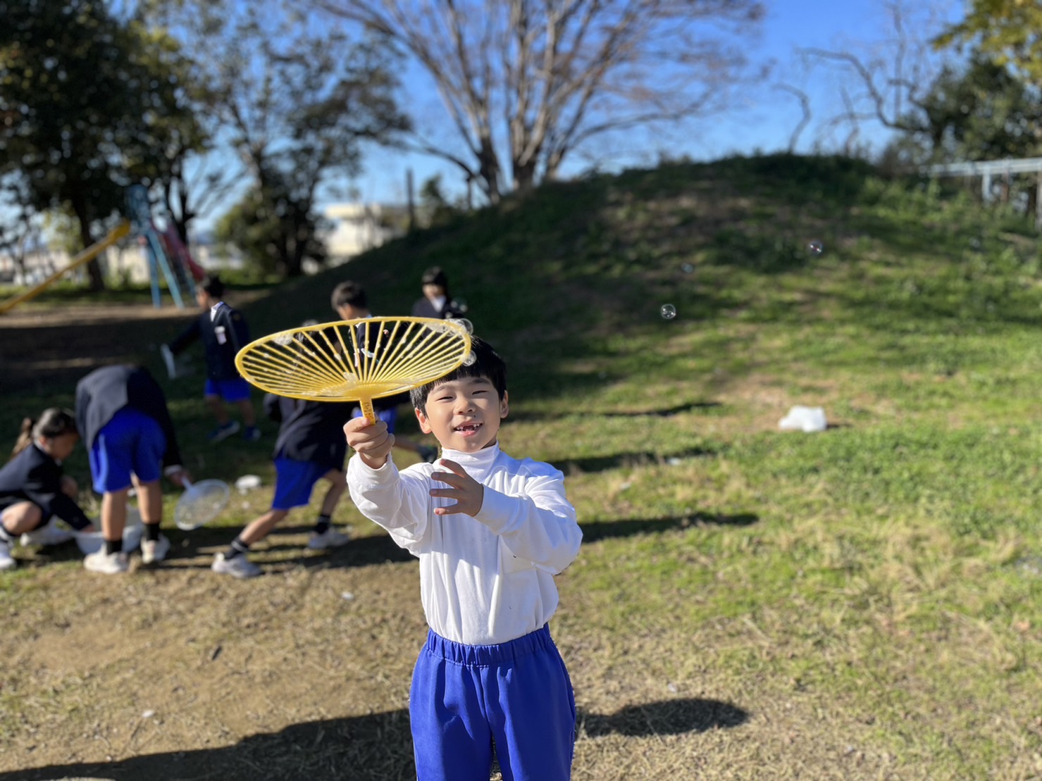 しゃぼん玉つくろう（1年）