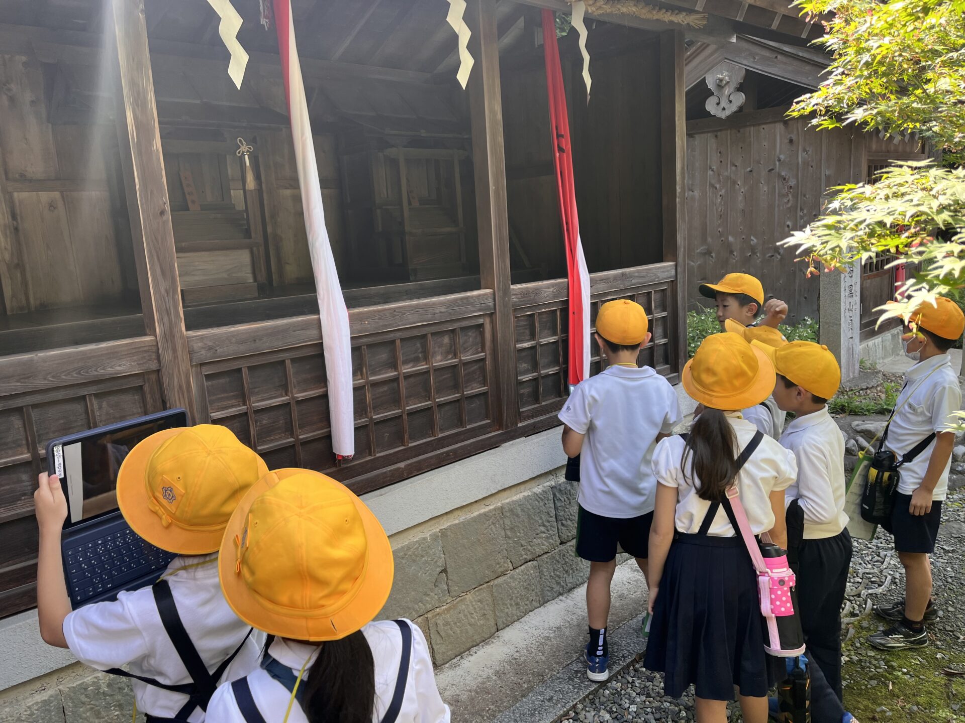 校区探検 海神社(3年)