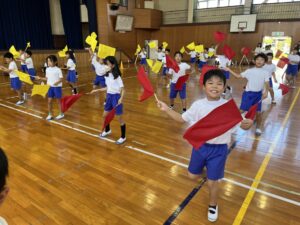 運動会の練習