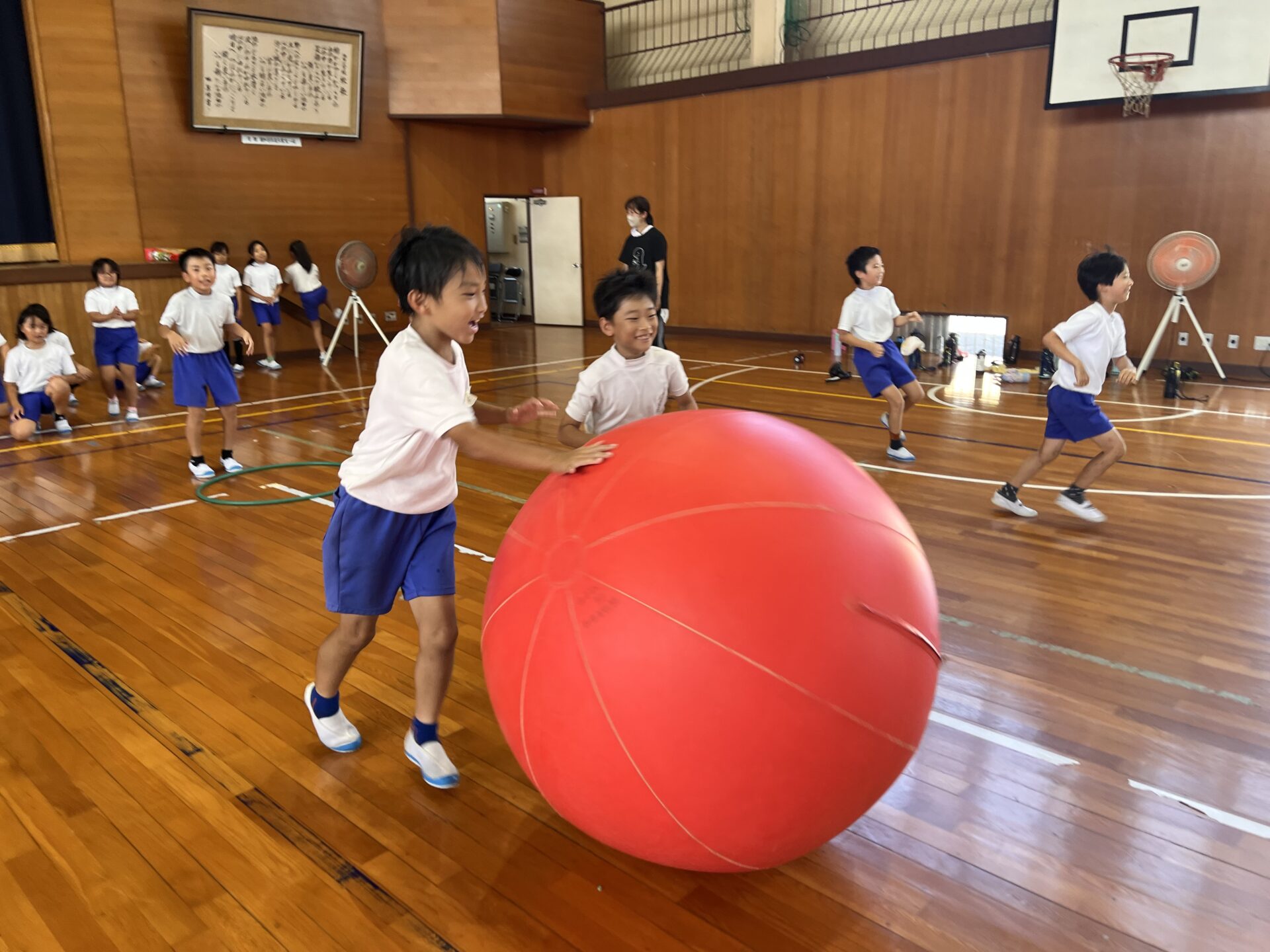 運動会の練習