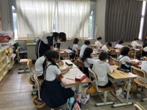 打田中学より職場体験に