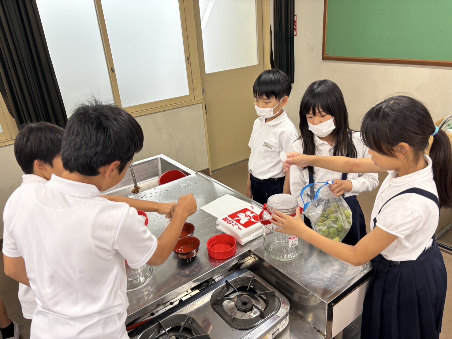 梅ジュース作り(5年)