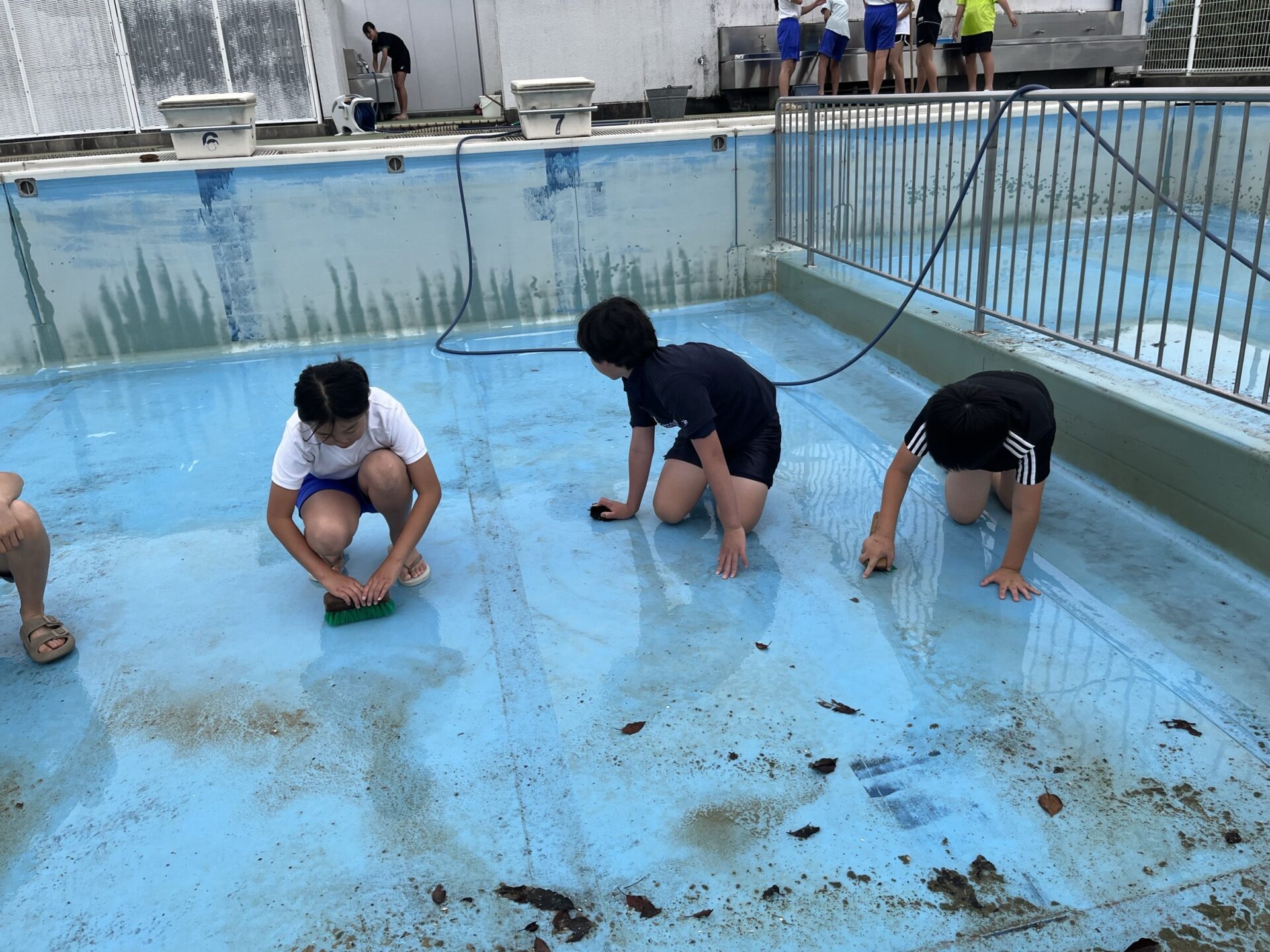 プール掃除（６年）