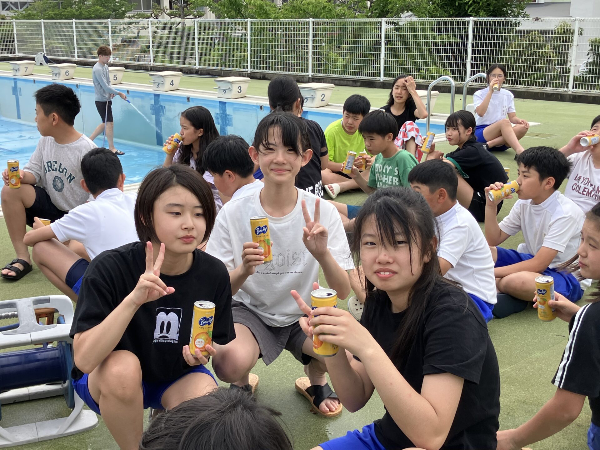 プール掃除（６年）