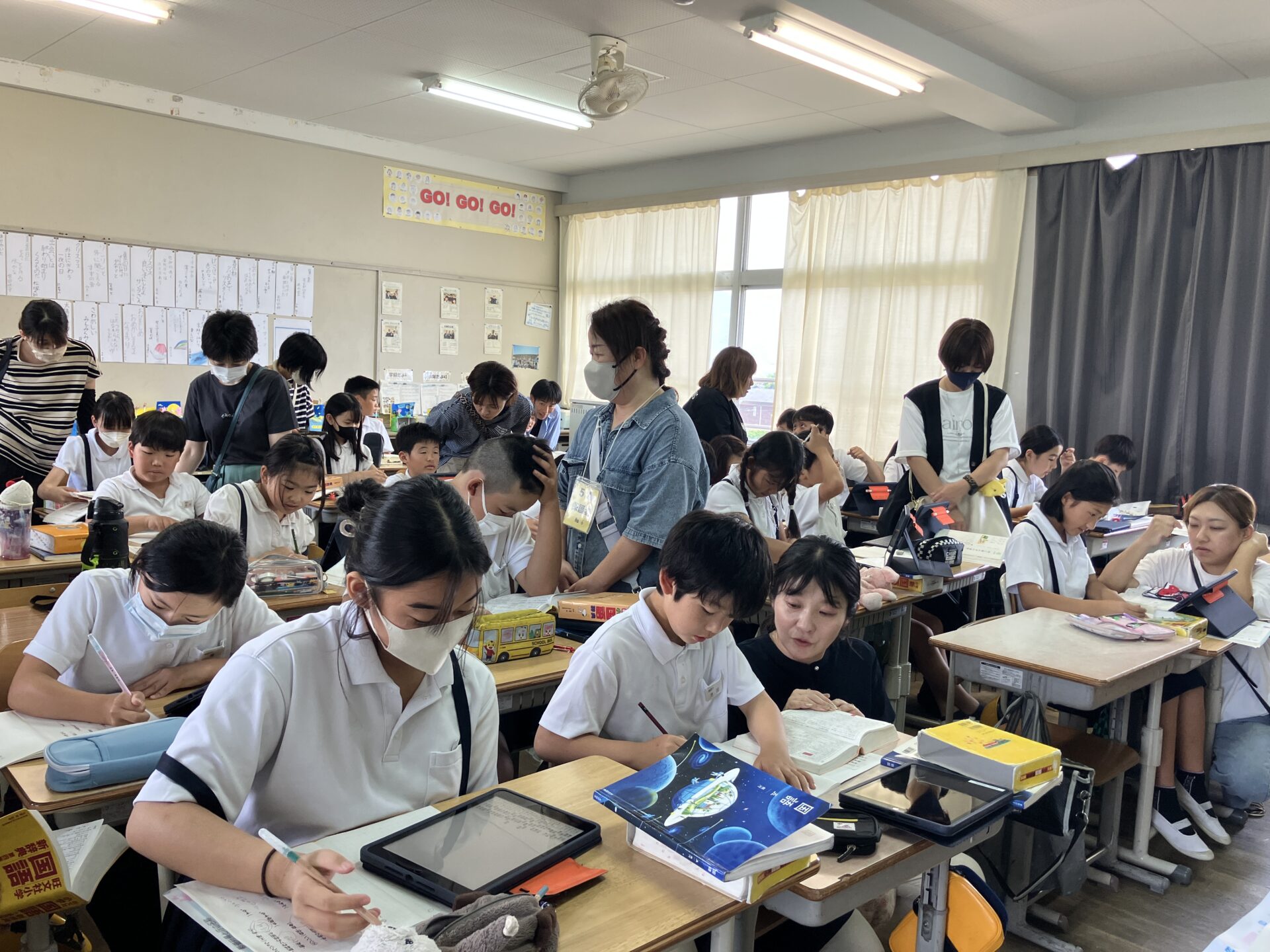 授業参観・緊急時下校訓練