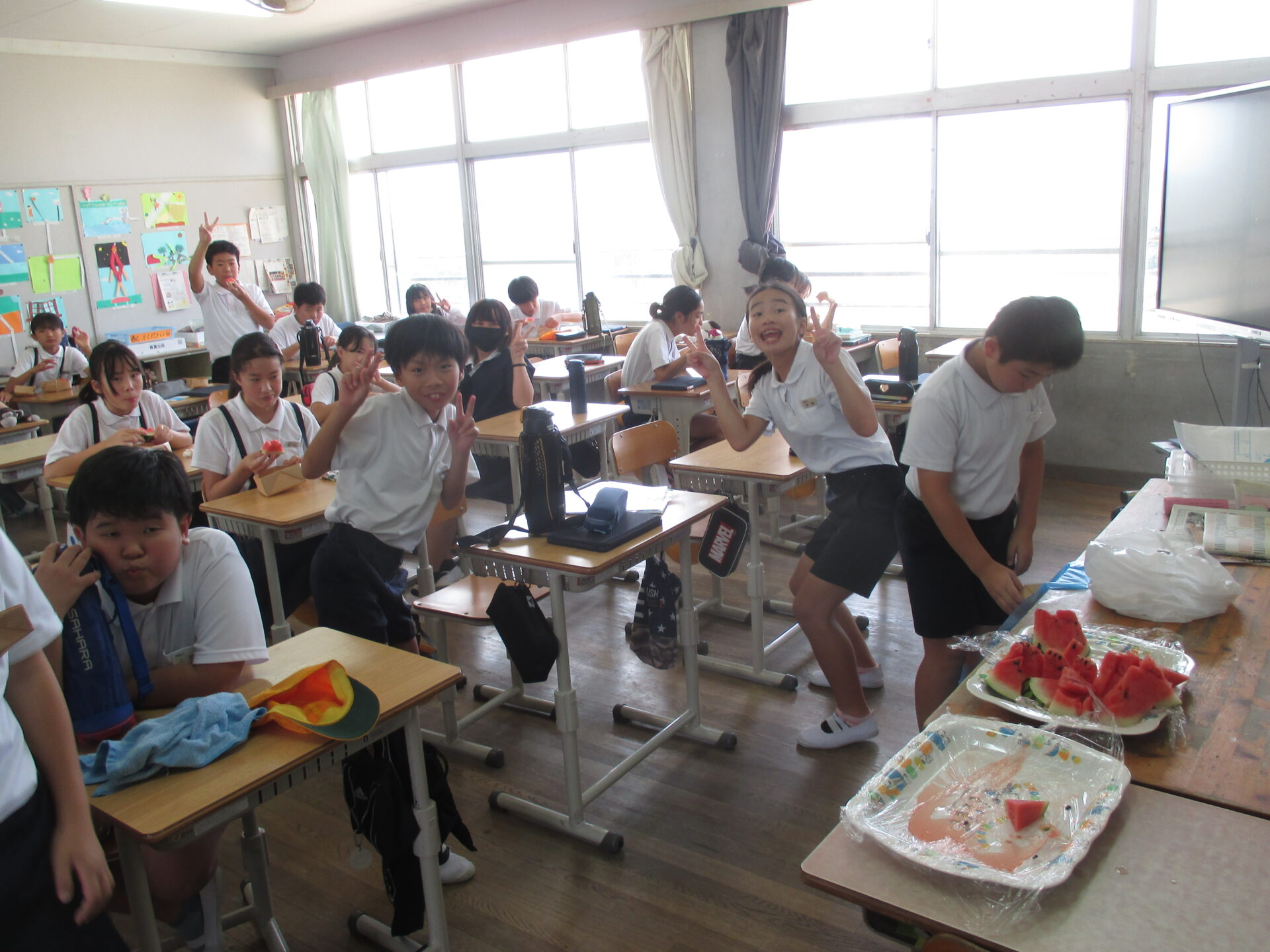 登校日