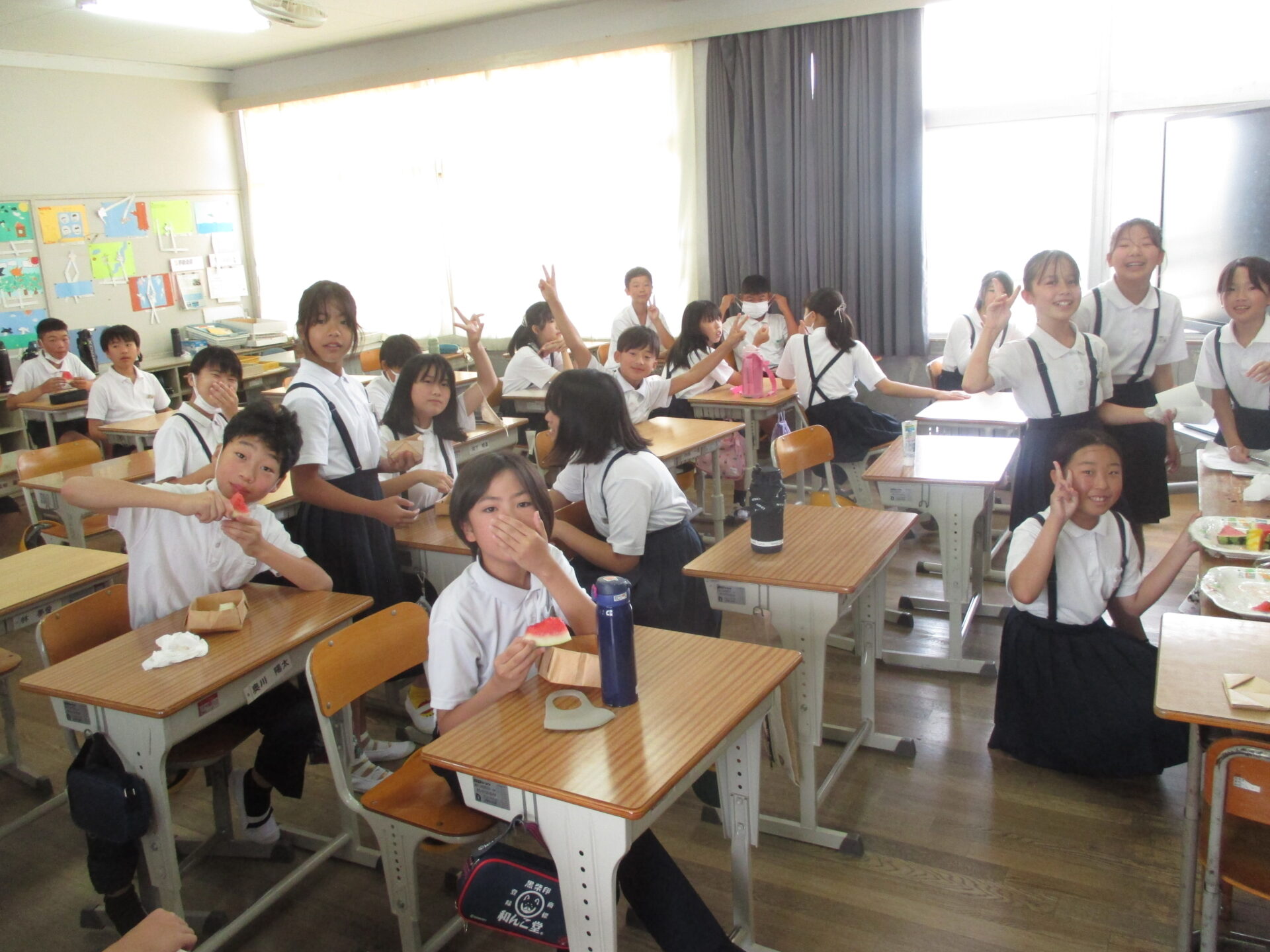 登校日