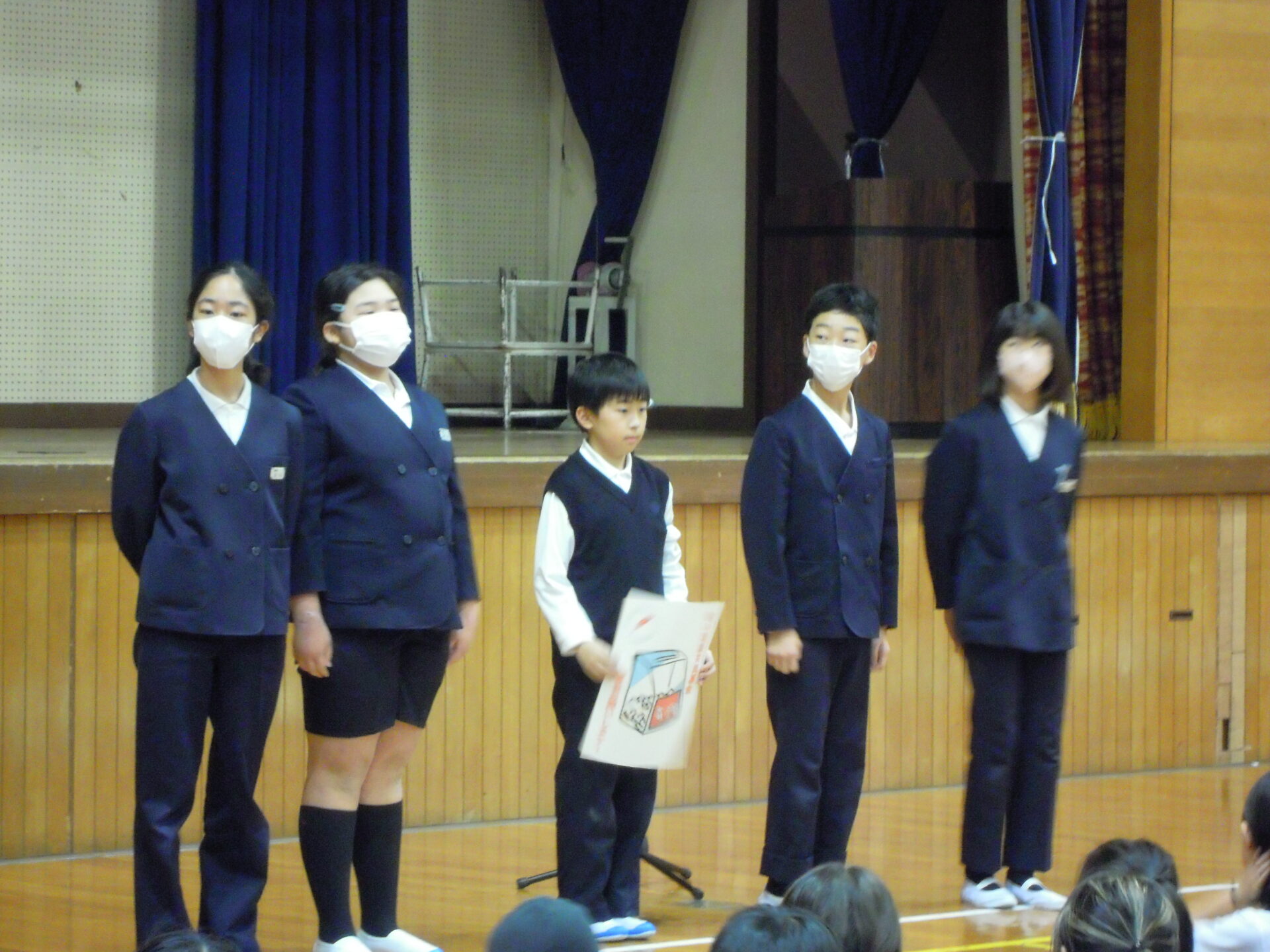 後期児童会役員任命式