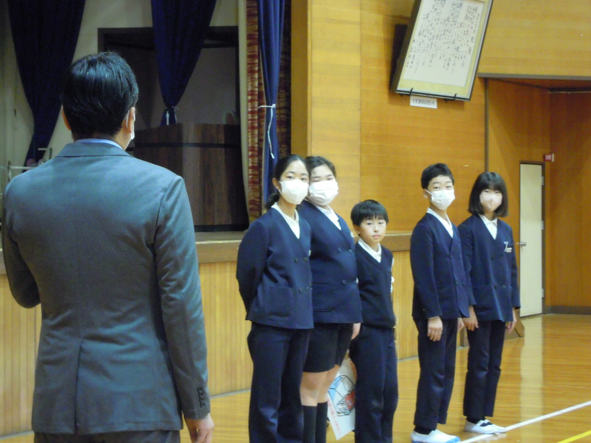 後期児童会役員任命式