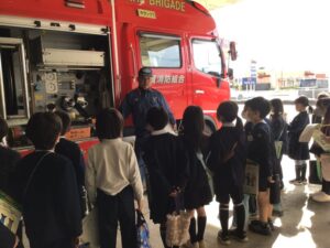 3年　消防署の見学