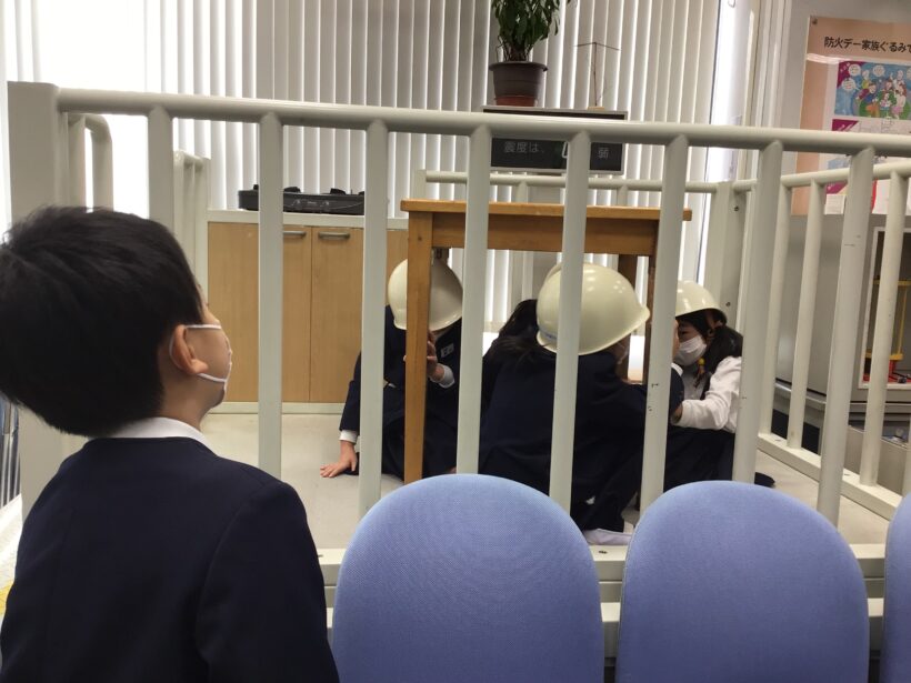 3年　消防署の見学